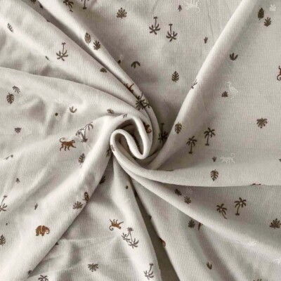 Palmer merinould jersey, 1x1 ribstrik 165 cm - Billede 4