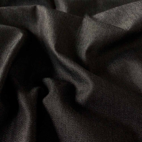 Black denim-kangas metreittäin elastaanilla, kudottu laatu
