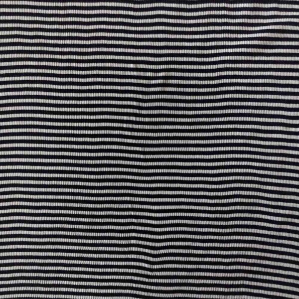 Raidallinen merinovilla-silkki jersey 2/1 rib-neulos 165 cm