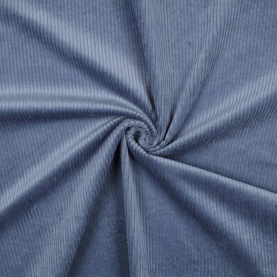 Bredriflet fløjl med stræk - Jeans - Billede 3