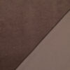 Detail of wide-wale corduroy with stretch, dark brown