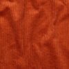 Bredriflet fløjl metervare med stræk i terracotta, 142 cm bred