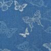 Denim-jacquard -- Perhoset jeans 330 g/m² 150 cm metritavara