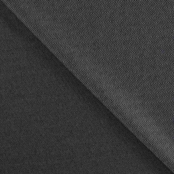 Jacquard fabric 145 cm width herringbone black/white
