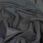Jacquard herringbone fabric black and white 270 g/m²