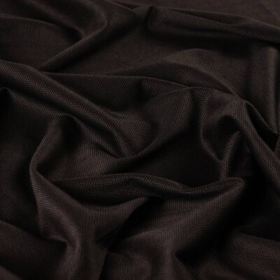 Jacquard herringbone - Mørkebrun/sort