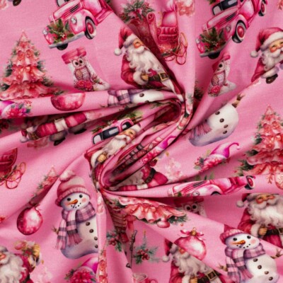 French Terry -- Pink Christmas - Image 3