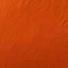 Brændt Orange merinould jersey, fladt udlagt, så ribstrikken ses