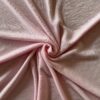 Taupe merinould jersey, snoet i en spiral, så faldet ses