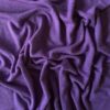 Violet merino wool jersey, arranged in soft folds