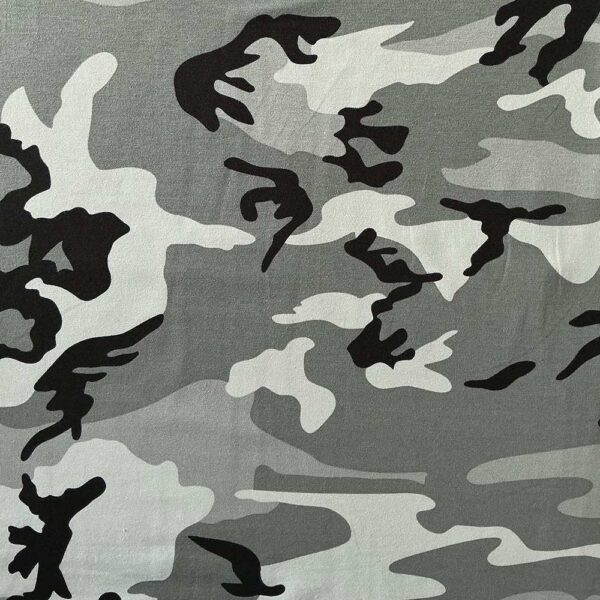 Jersey print - Grå camouflage