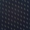 Navy Blue Mosaic merino wool jersey, laid flat so the full pattern is visible
