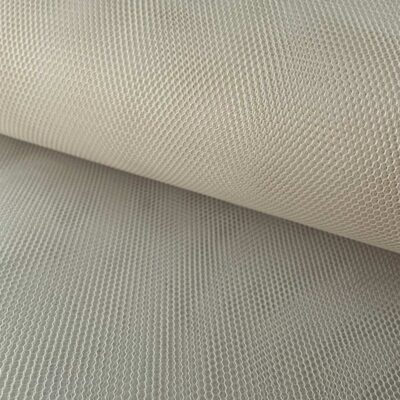 Off-white tulle fabric