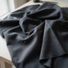 Anorakstof i antracit, twill i polyester og bomuld