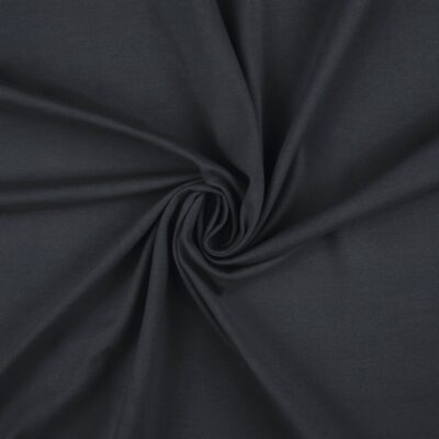 Anorakstof i antracit, twill i polyester og bomuld