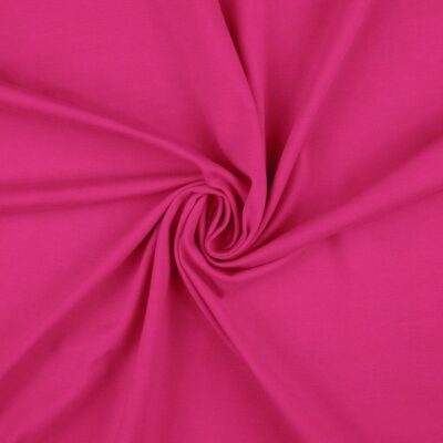 Cerise anorak fabric, twill in polyester and cotton
