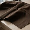 Anorakstof i chokolade, twill i polyester og bomuld