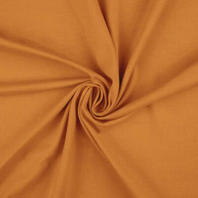 Cognac anorak fabric, twill in polyester and cotton