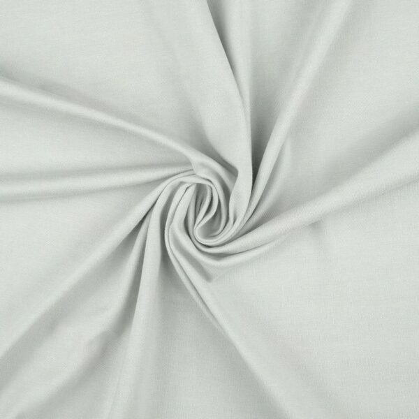 Anorakstof i hvid, twill i polyester og bomuld