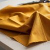 Anorakstof i karry, twill i polyester og bomuld