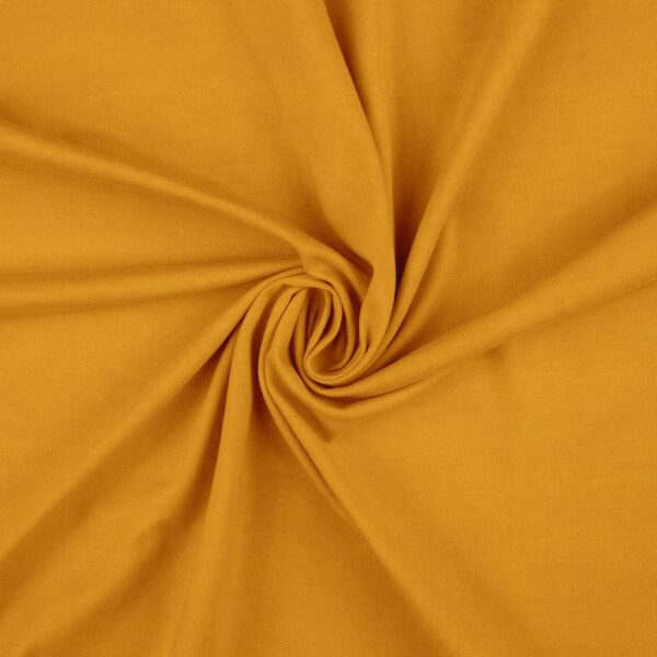 Anorakstof i karry, twill i polyester og bomuld