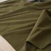 Anorakstof i khaki, twill i polyester og bomuld