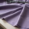 Anorakstof i lavendel, twill i polyester og bomuld