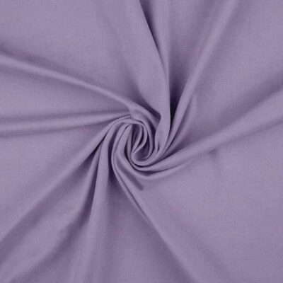 Anorakstof i lavendel, twill i polyester og bomuld