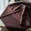 Anorakstof i mahogni, twill i polyester og bomuld