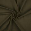 Anorakstof i mørk oliven, twill i polyester og bomuld