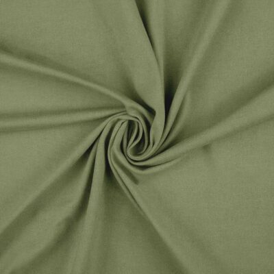 Anorakstof i oliven, twill i polyester og bomuld