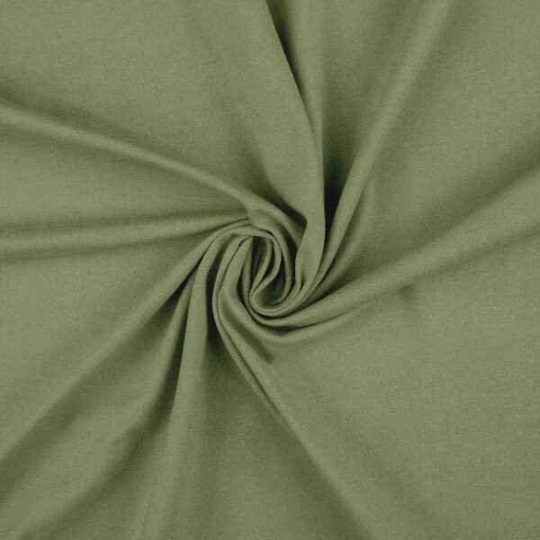 Oliivi anorakkikangas, polyesteri–puuvilla twill