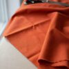 Oranssi anorakkikangas, polyesteri–puuvilla twill