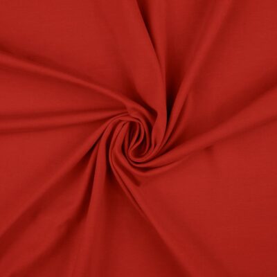 Punainen anorakkikangas, polyesteri–puuvilla twill