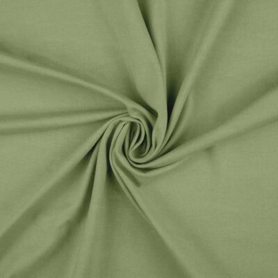 Anorakstof i salviegrøn, twill i polyester og bomuld