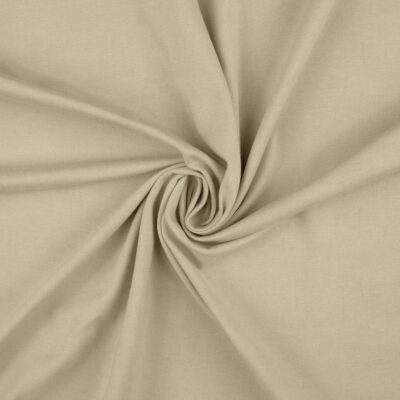 Anorakstof i sand, twill i polyester og bomuld