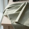 Anorakstof i stengrå, twill i polyester og bomuld