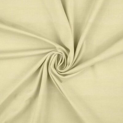 Anorakstof i vanilje, twill i polyester og bomuld