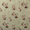 Digital print fabric – jersey fabric with kids motif bear and hare