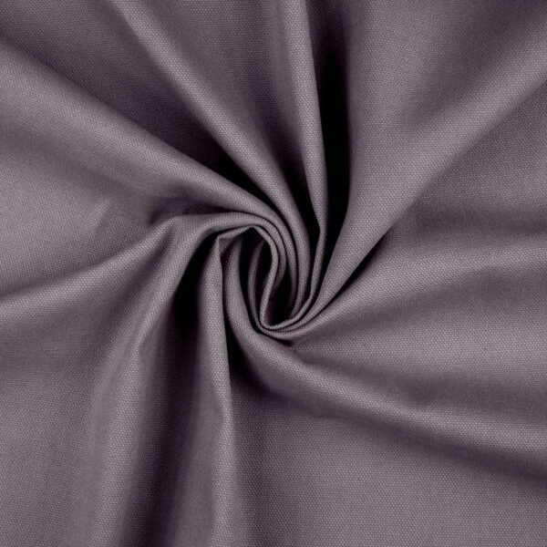 Canvas stof i antracit, 100 % bomuld