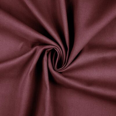 Canvas stof i aubergine, 100 % bomuld