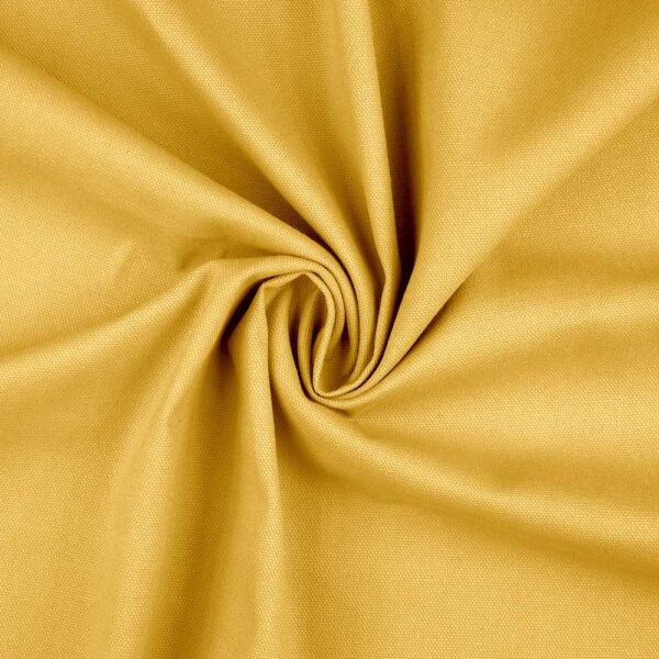 Canvas stof i okker, 100 % bomuld