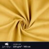 Canvas stof okker fra Jydsk Stoflager