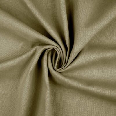 Canvas stof i oliven, 100 % bomuld