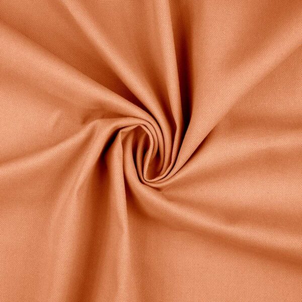 Canvas stof i kobber, 100 % bomuld