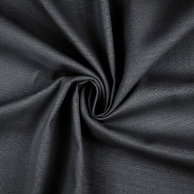 Canvas stof i sort, 100 % bomuld