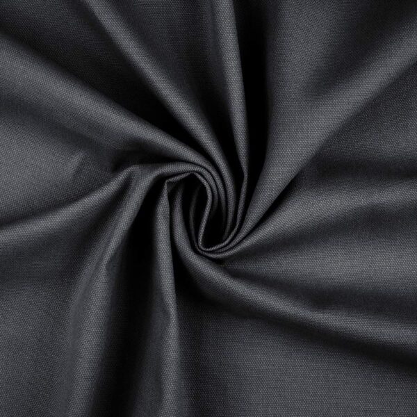 Canvas stof i sort, 100 % bomuld