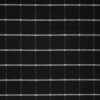 Woven wool off-white checks on black 345 g/m² 150 cm