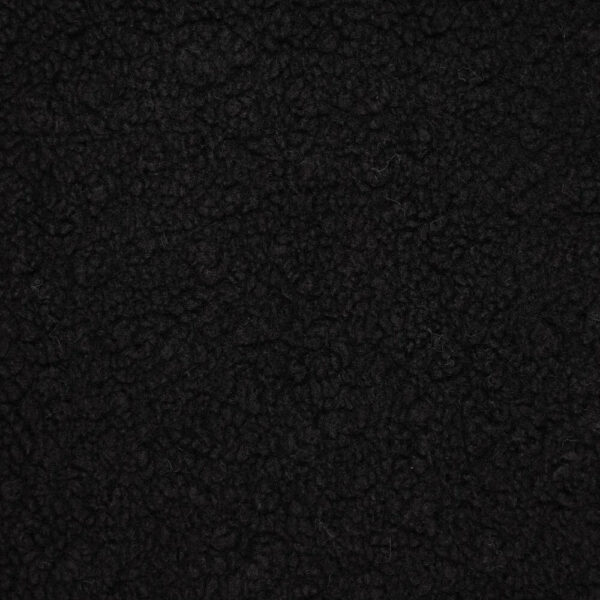 Black teddy fabric 400 g/m² 150 cm width