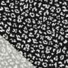 Viscose jersey fabric by the metre with graphic black and white print